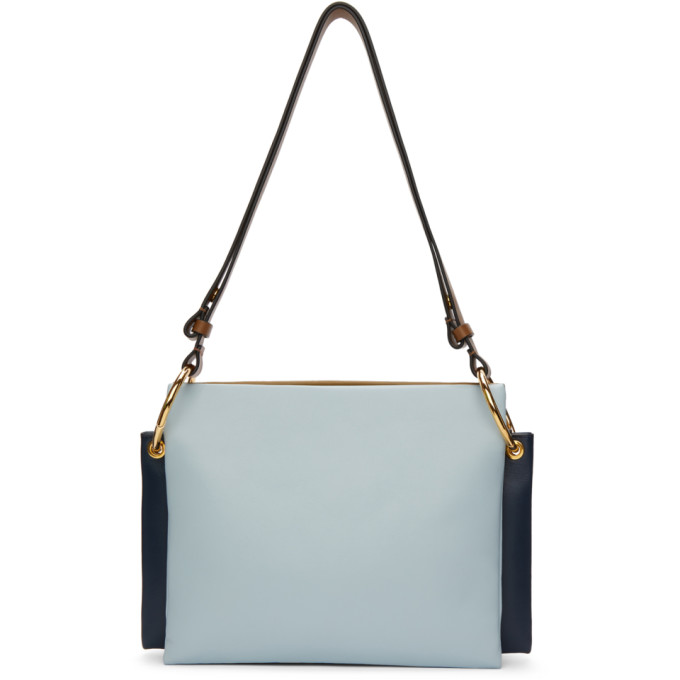 Marni Blue Tricolor Layered Bag