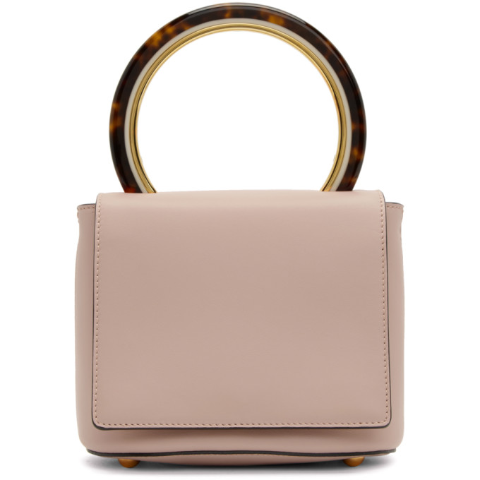 Marni Pink Circle Handle Flap Bag