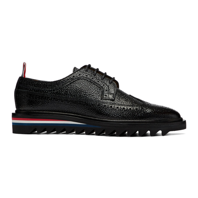 Thom Browne Black Classic Longwing Brogues