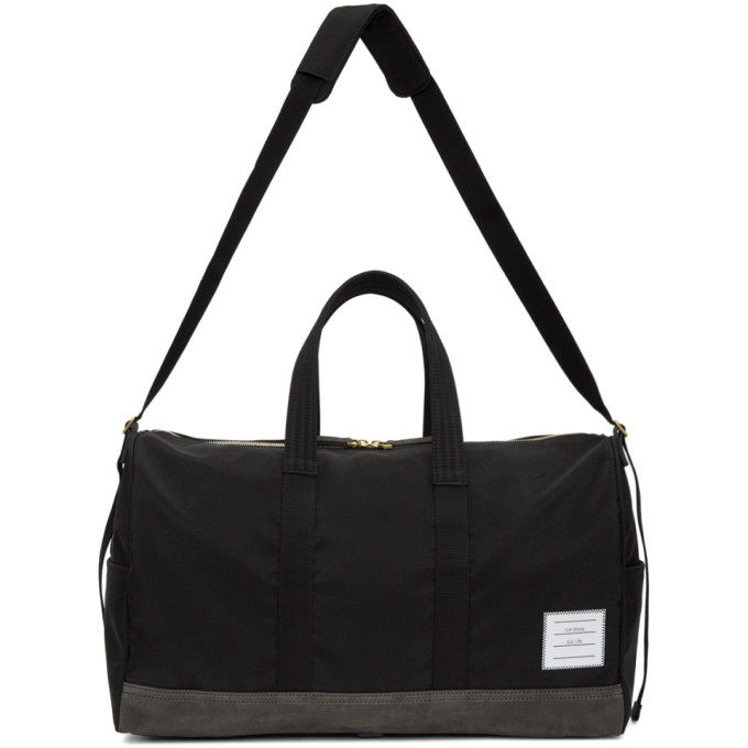 Thom Browne Black & Grey Unstructured Hold All Bag