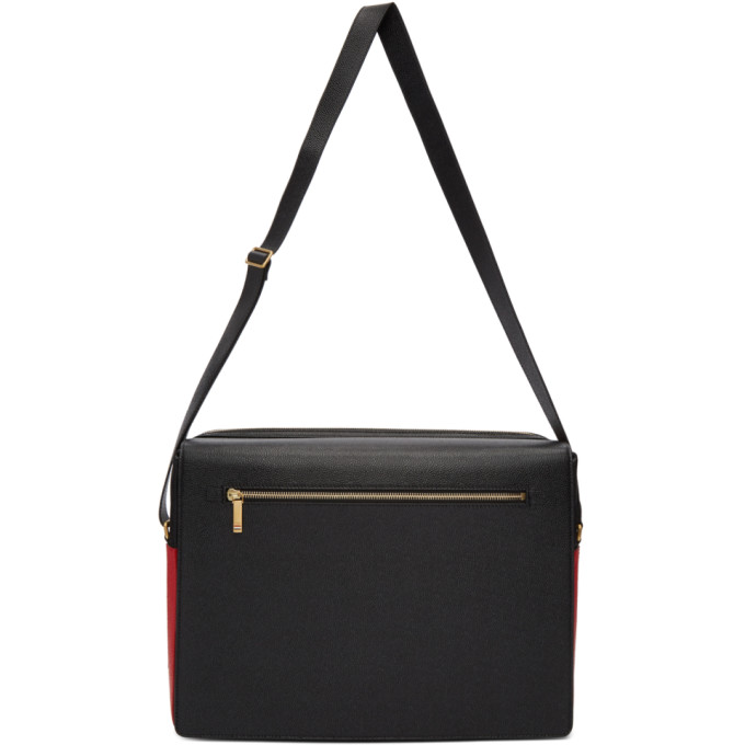 Thom Browne Black Messenger Bag