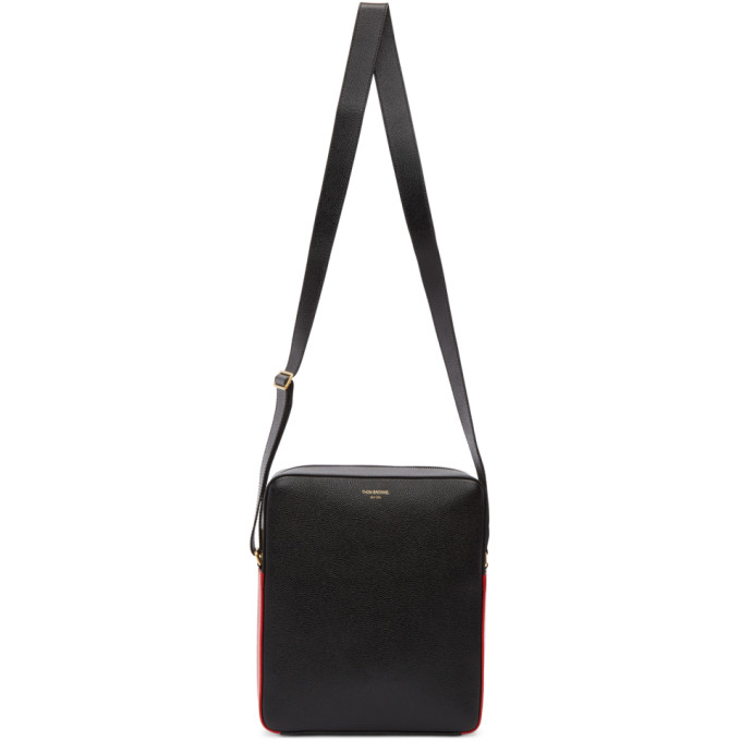 Thom Browne Black Camera Bag