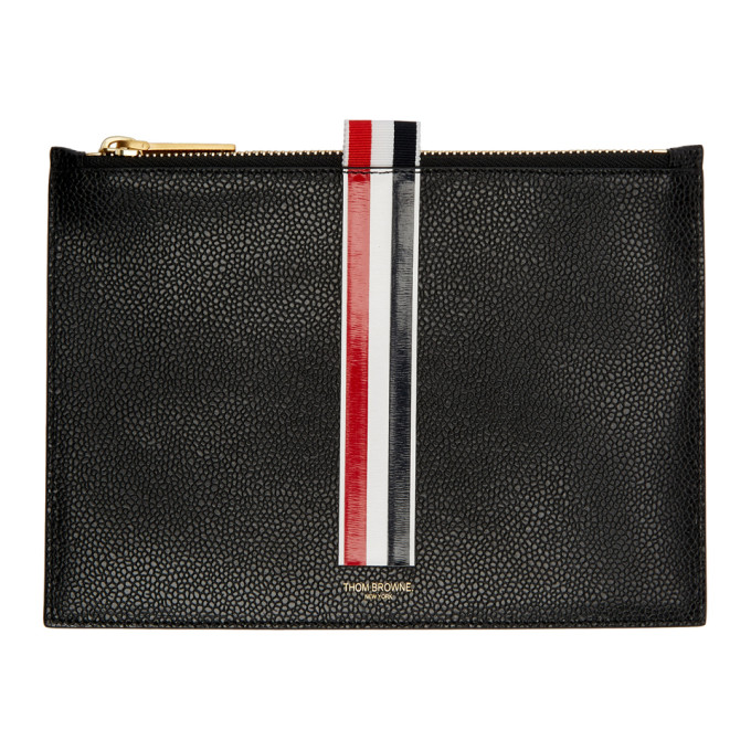 Thom Browne Black Large Coin Pouch