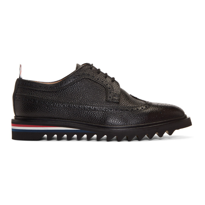 Thom Browne Black Classic Longwing Brogues