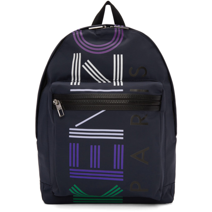 Kenzo Navy Limited Edition Logo Backpack
