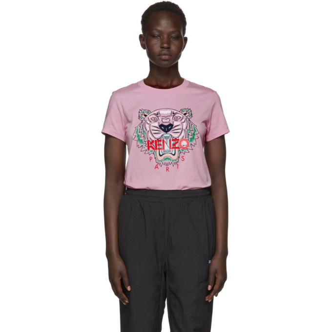 kenzo pink tiger t shirt