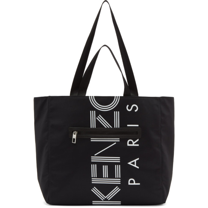 Kenzo Black Sport Logo Tote