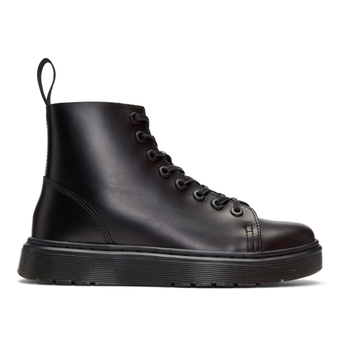 Dr. Martens Black Talib High-Top Sneakers