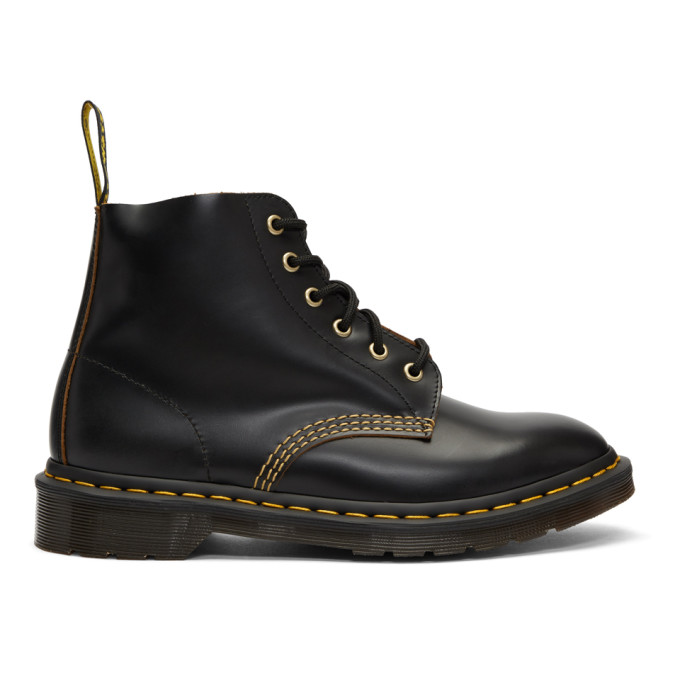 Dr. Martens Black 101 Vintage Smooth Boots