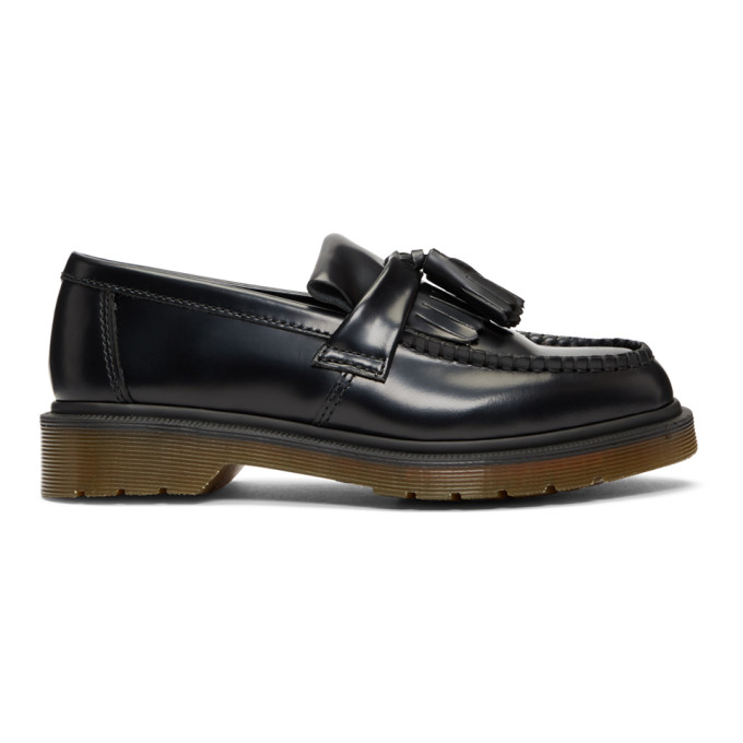 Dr. Martens Black Leather Adrian Loafers