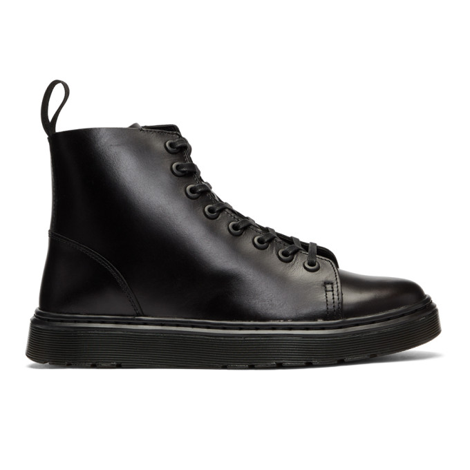 Dr. Martens Black Talib High-Top Sneakers