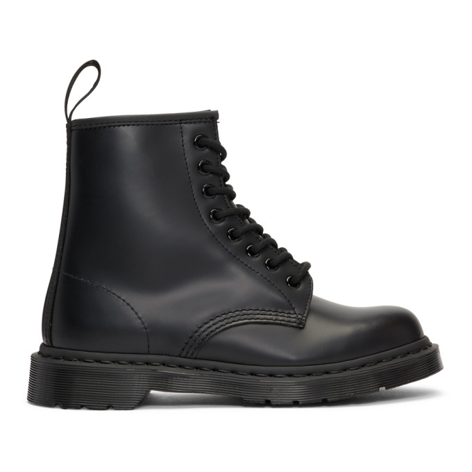 Dr. Martens Black 1460 Mono Lace-Up Boots
