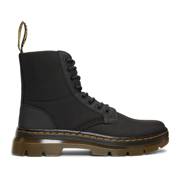 Dr. Martens Black Combs Lace-Up Boots