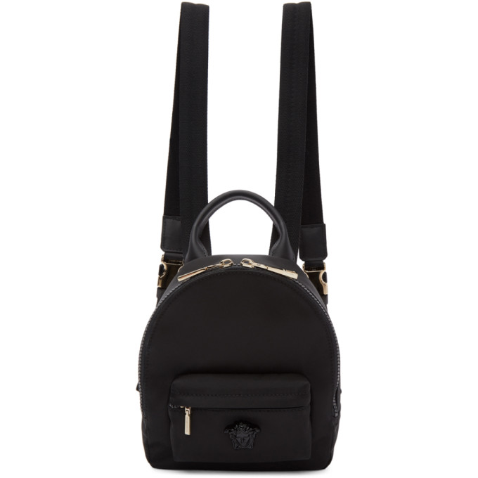 Versace Black Mini Medusa Backpack