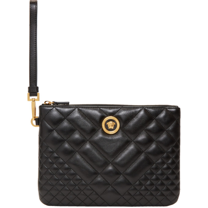 Versace Black Small Medusa Pouch