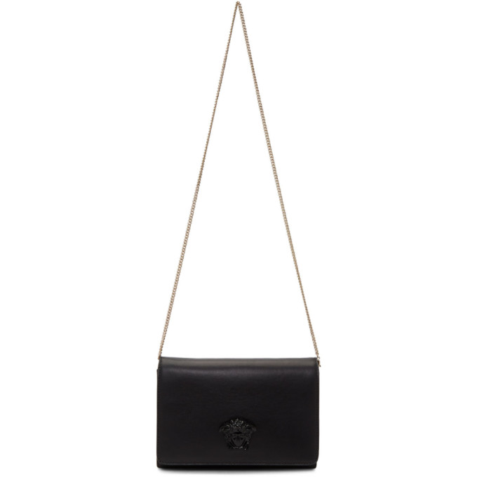 Versace Black Tonal Medusa Clutch Bag