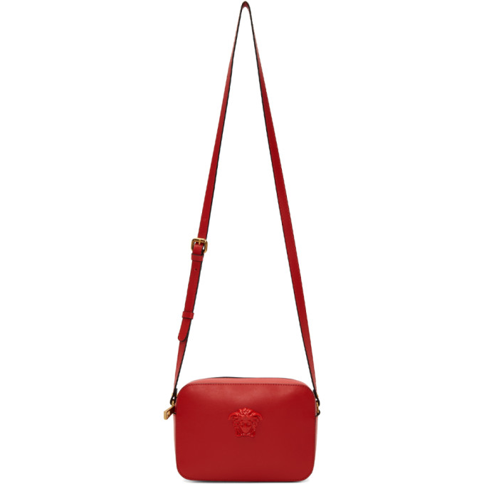 Versace Red Medusa Camera Bag