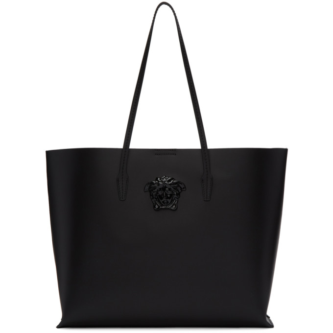 Versace Black Tonal Medusa Tote