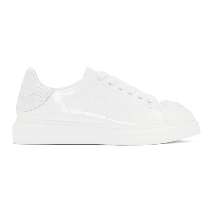 Versace White Medusa Platform Sneakers