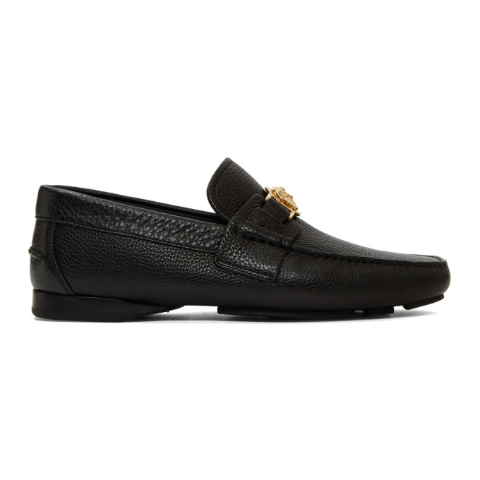 Versace Black Medusa Loafers