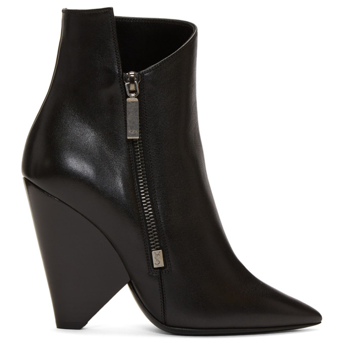 Saint Laurent Black Niki Boots