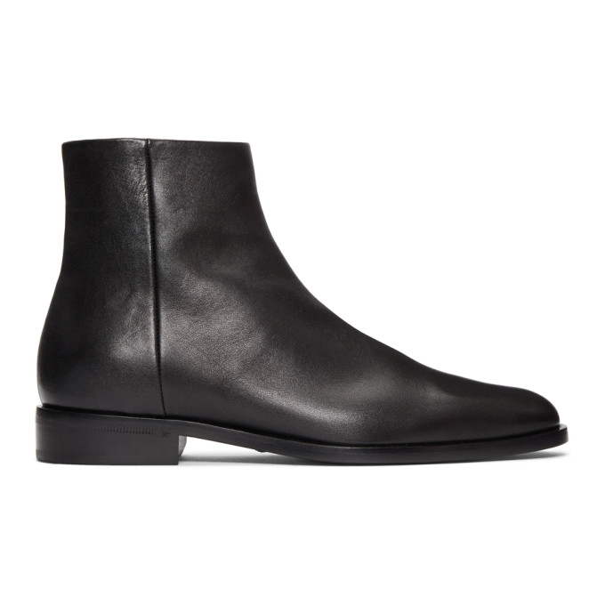 Saint Laurent Black Montaigne Boots