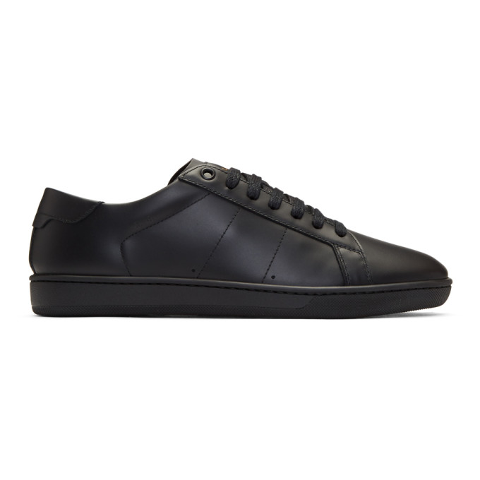 Saint Laurent Black SL01 Court Classic Sneakers