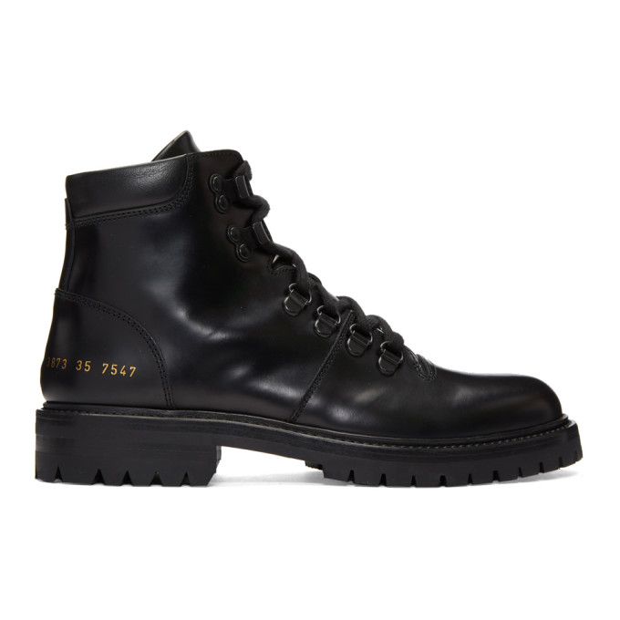 Woman by Common Projects Black Hiking Boots