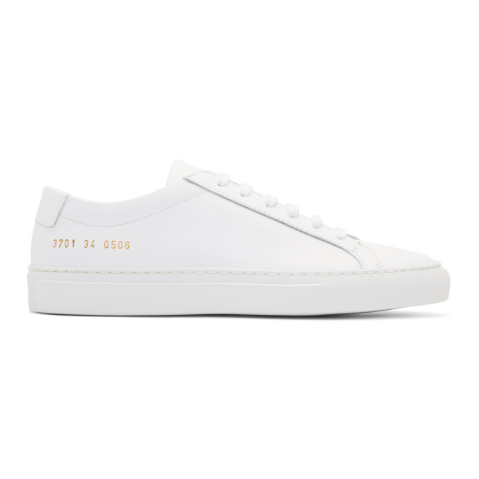 Woman by Common Projects White Original Achilles Low Sneakers