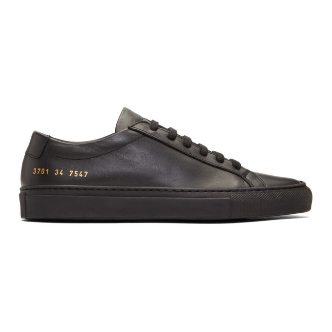 Woman by Common Projects Black Original Achilles Low Sneakers