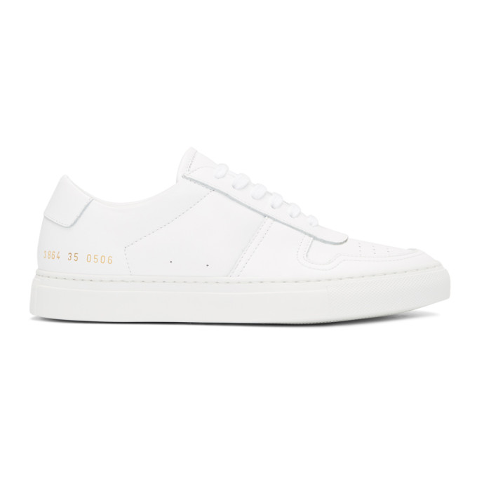 Woman by Common Projects White BBall Low Sneakers