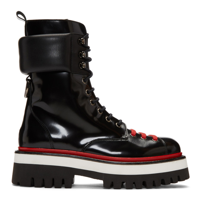 MSGM Black Lug Sole Combat Sole