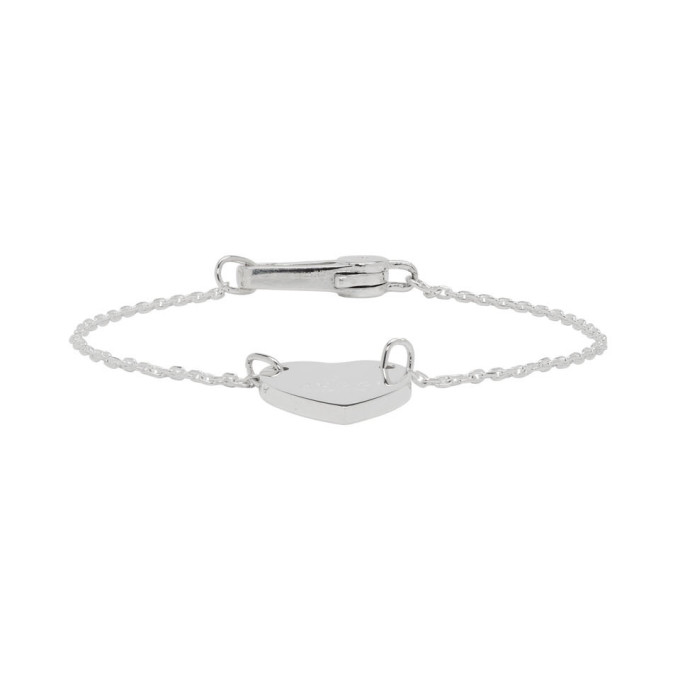 GUCCI GUCCI SILVER HEART BRACELET