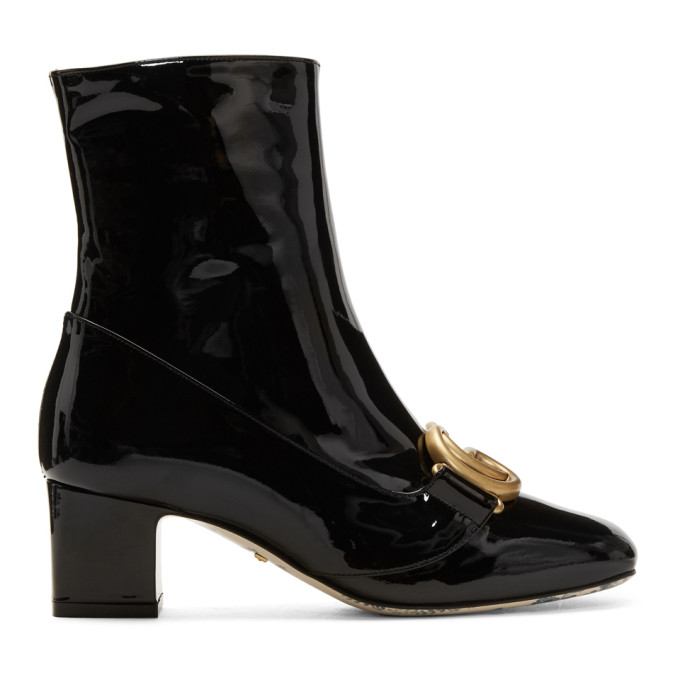 Gucci Black Victoire Boots