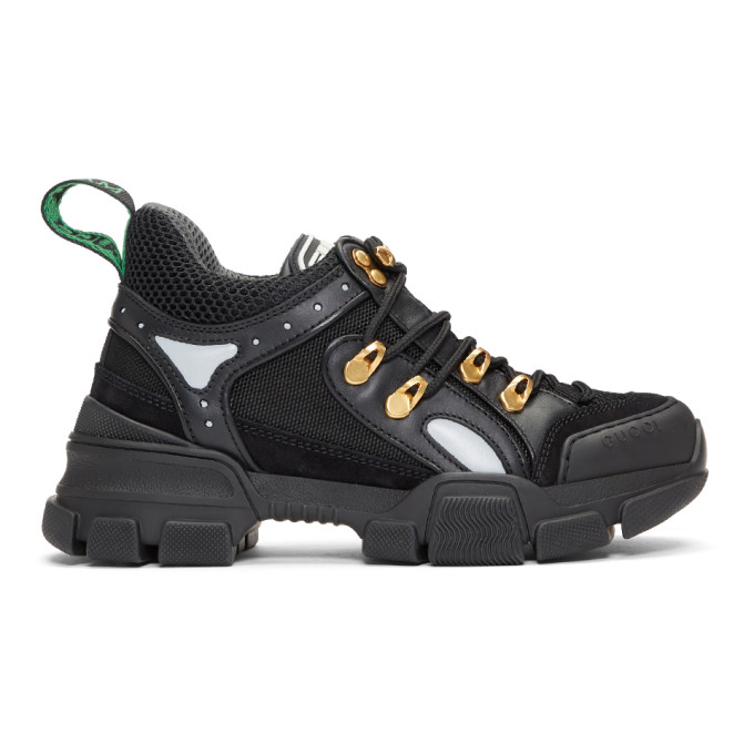 Gucci Black Flashtrek Chunky Sneakers