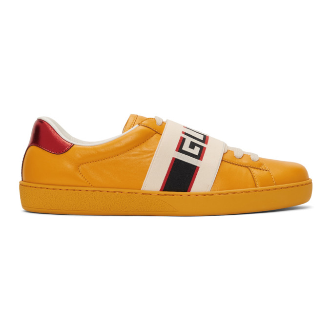 gucci elastic ace sneakers