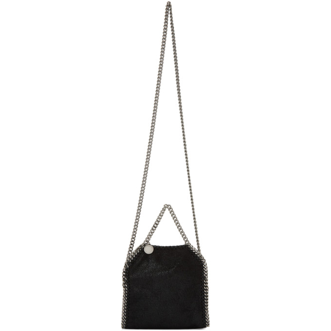 Stella McCartney Black & Silver Tiny Bella Falabella Bag