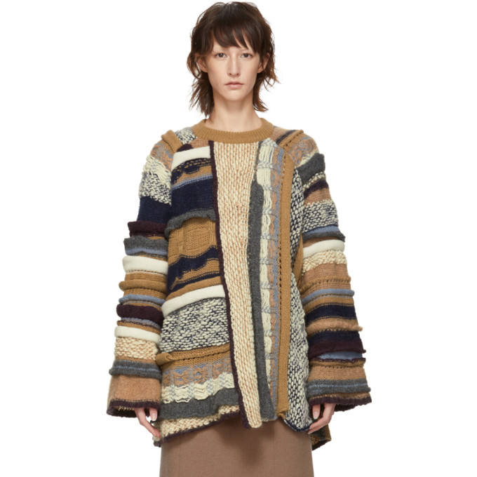Stella McCartney Pull multicolore Textured Stitch