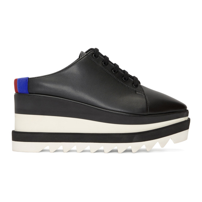 Stella McCartney Black Sneak-Elyse Platform Mules