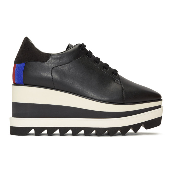 Stella McCartney Black Sneak-Elyse Platform Derbys