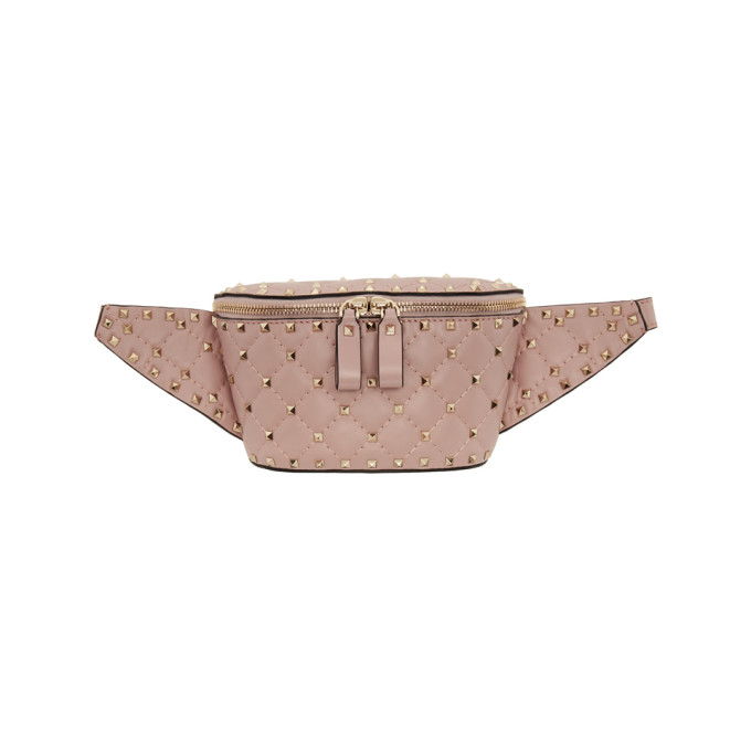 Valentino Pink Valentino Garavani Rockstud Belt Bag