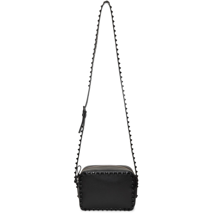 Valentino Black Valentino Garavani Tonal Rockstud Bag