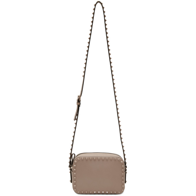 Valentino Pink Valentino Garavani Tonal Rockstud Bag