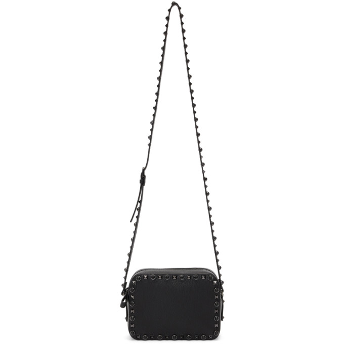 Valentino Black Valentino Garavani Onix Shoulder Bag