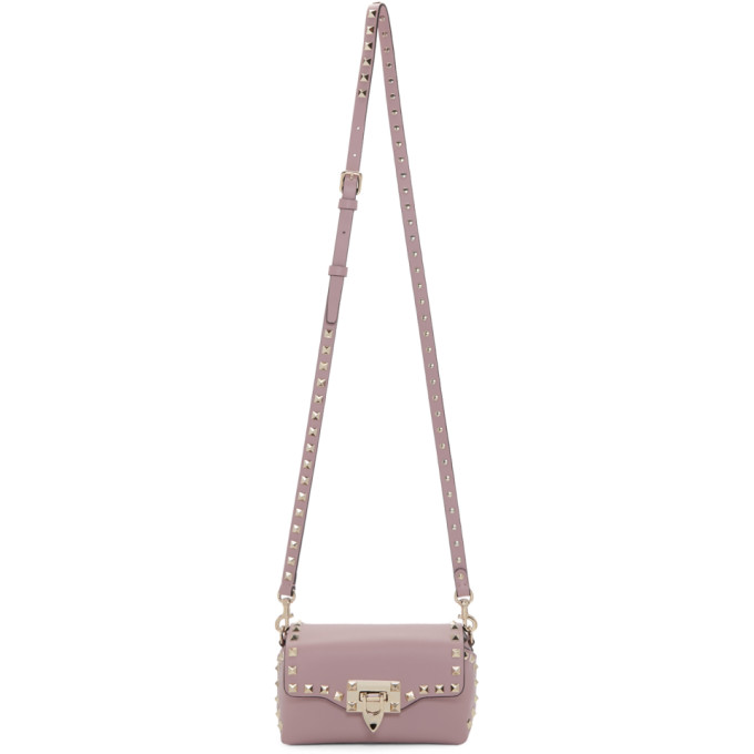 Valentino Pink Valentino Garavani Mini Rockstud Cross Body Bag