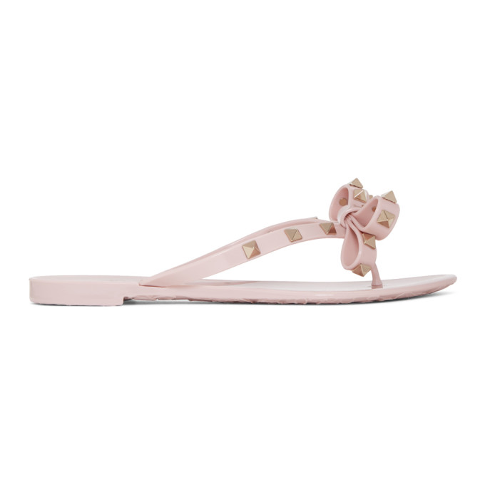 Valentino Pink Valentino Garavani Rockstud Sandals
