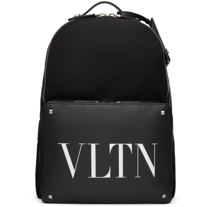Valentino Black Valentino Garavani 'VLTN' Backpack