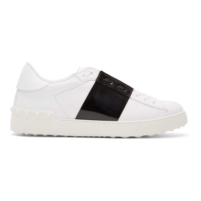 Valentino White Valentino Garavani Rockstud Untitled Sneakers