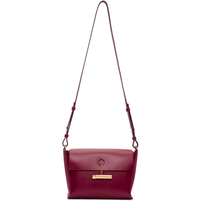 Sophie Hulme Red The Pinch Crossbody Bag
