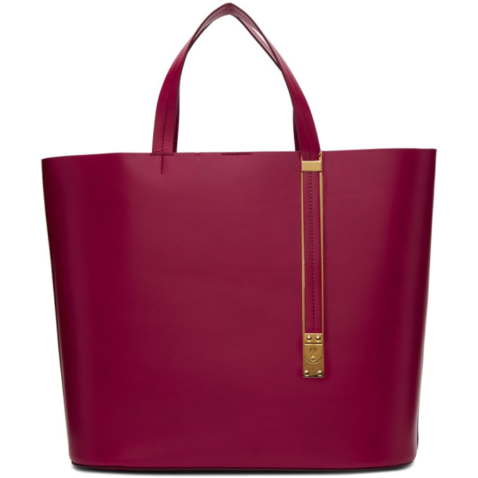 Sophie Hulme Red East West Exchange Tote